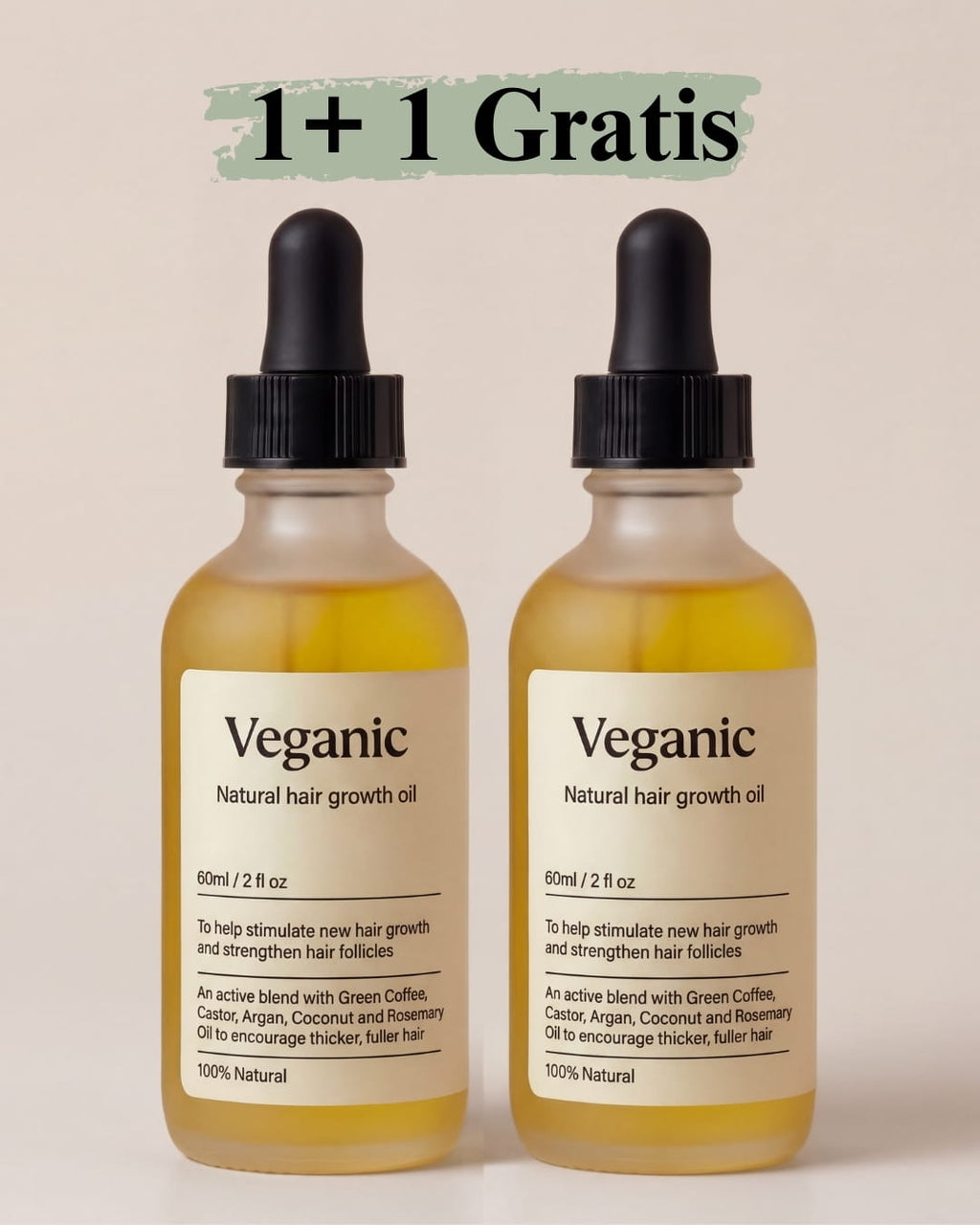 2x Veganic Haaröl